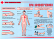 ПВ05 Первая помощь при чрезвычайных ситуациях (самокл.пленка, А3, 9 листов) - Плакаты - Медицинская помощь - . Магазин Znakstend.ru